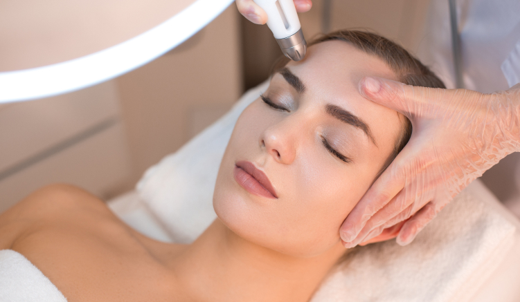 Skin rejuvenation treatment using a laser